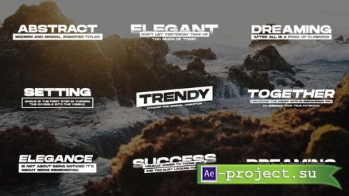 Videohive - Abstract - Text Animation | After Effects - 49384976 - Project for After Effects