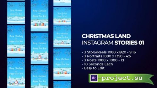 Videohive - Christmas Land Instagram Stories 01 - 49376462 - Project for After Effects