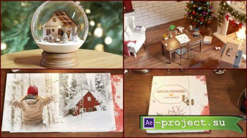 Videohive - Christmas Memories Photo Album - 48975472 - Project for After Effects