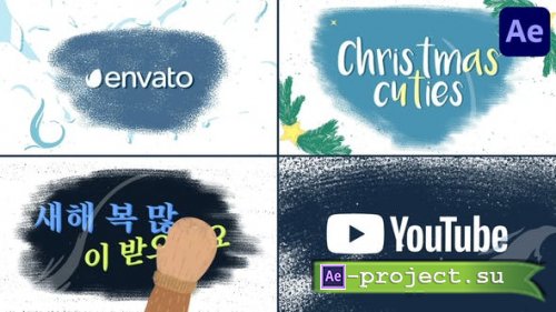 Videohive - Christmas Typography And Logo Openers Pack for After Effects - 49371258 - Project for After Effects
