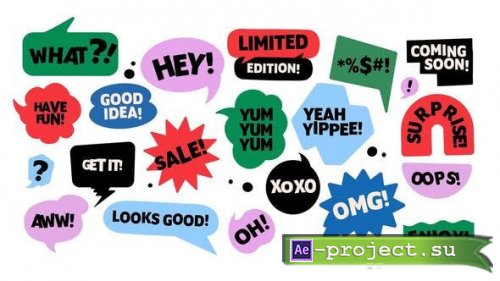 Videohive - Simple Speech Bubbles - 49409683 - Project for After Effects