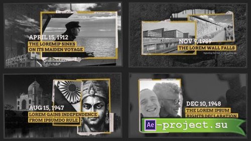 Videohive - History Documentary Slideshow Template - 49411062 - Project for After Effects