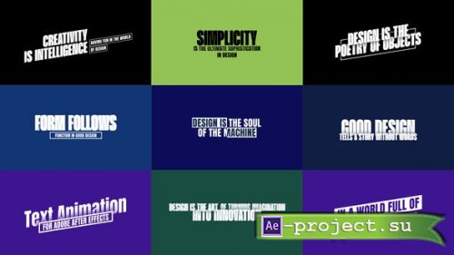 Videohive - Animated Titles - 49423506 - Project for After Effects