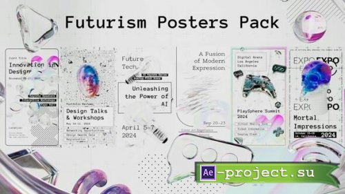 Videohive - Futuristism Poster Pack - 49451232 - Project for After Effects