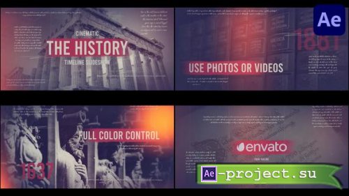 Videohive - The Cinematic History Slideshow for After Effects - 49457137 - Project for After Effects