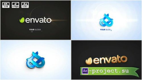 Videohive - Clean Extrude Logo Animation - 49480800 - Project for After Effects