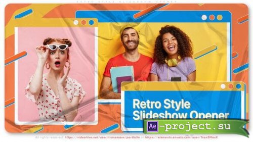 Videohive - Retro Style Slideshow Opener - 49495072 - Project for After Effects
