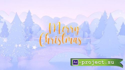 Videohive - 3D Merry Christmas Text Reveal - 49509682 - Project for After Effects