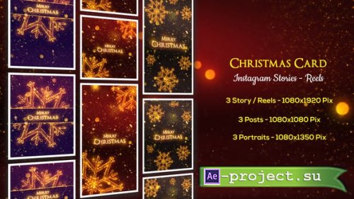 Videohive - Christmas Card - Instagram Stories - 49515405 - Project for After Effects