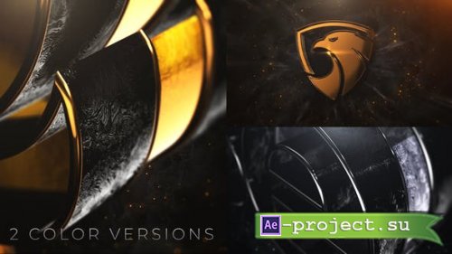 Videohive - Black Gold And Silver Logo Reveal - 25410304 - Project for After Effects