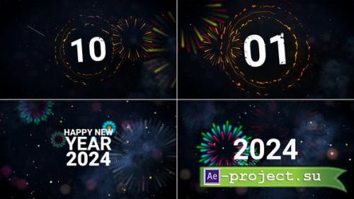 Videohive - New Year Countdown 2024 // Happy New Year - 49290292 - Project for After Effects