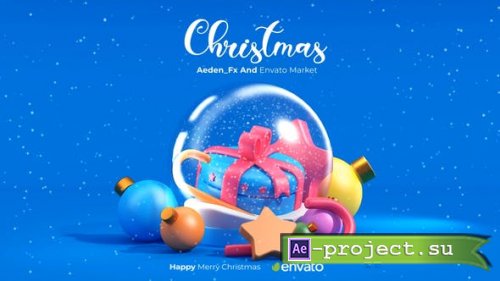 Videohive - Merry Christmas Logo Intro - 49548243 - Project for After Effects
