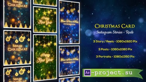 Videohive - Christmas Wishes - Instagram Stories - 49534159 - Project for After Effects