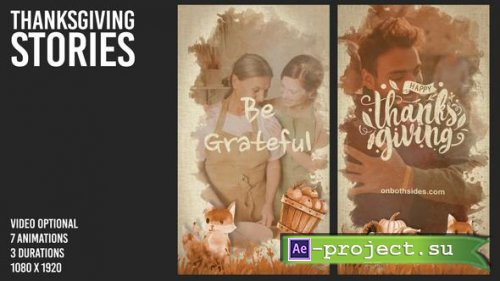 Videohive - Thanksgiving Story - 48506190 - Project for After Effects