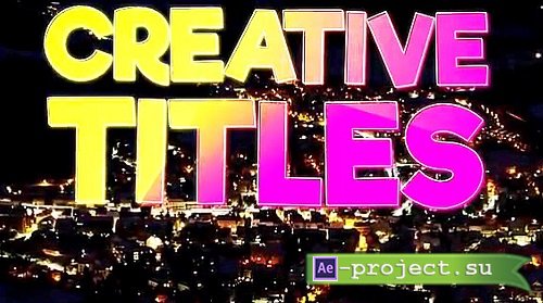 Creative Colorful Titles 617569 - Project for After Effects