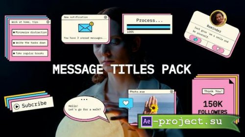 Videohive - Message Titles Pack - 49267396 - Project for After Effects