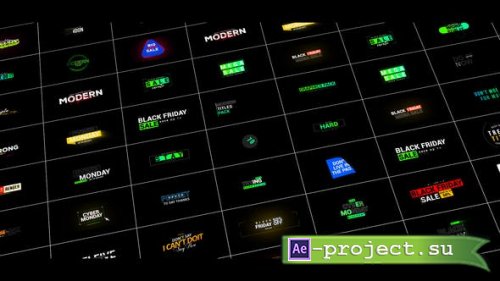 Videohive - Titles Animation Pack - 49376681 - Project for After Effects