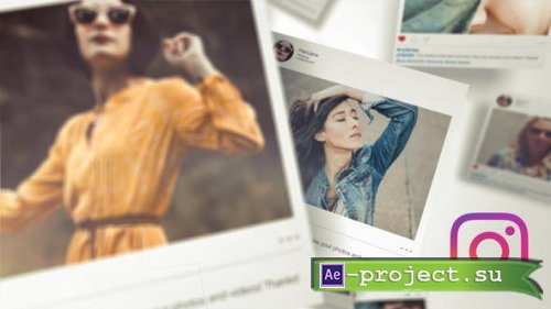Videohive - Instagram Fotos Folding Logo - 49642800 - Project for After Effects