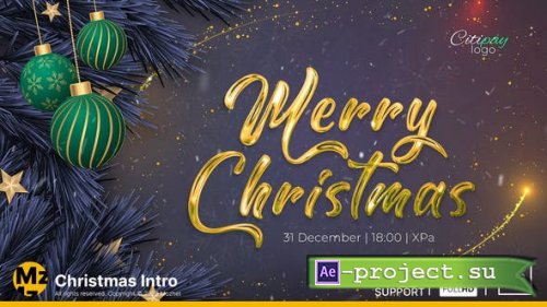 Videohive - Christmas Intro | New Year Wishes - 49597708 - Project for After Effects