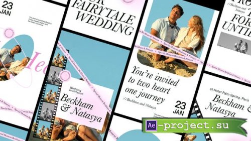 Videohive - Wedding Invitation Stories Pack - 48939924 - Project for After Effects