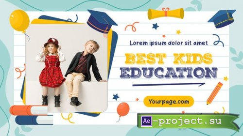 Videohive - Back To School Slides Promo - 49659329 - Project for After Effects