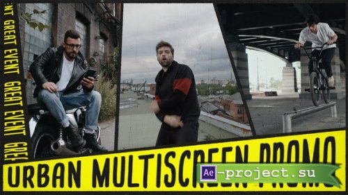 Videohive - Urban Multiscreen Promo - 49621593 - Project for After Effects