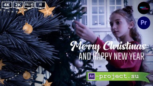 Videohive - Merry Christmas and Happy New Year Slideshow | MOGRT - 49564252 - Premiere Pro Templates