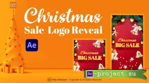 Videohive - Christmas Sale Logo Reveal For After Effects - 49599092 - Project for After Effects