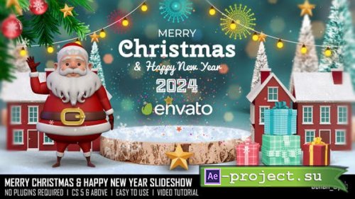 Videohive - Merry Christmas & Happy New Year Slideshow - 49634905 - Project for After Effects