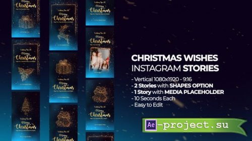 Videohive - Christmas Wishes Instagram Stories - 49639914 - Project for After Effects