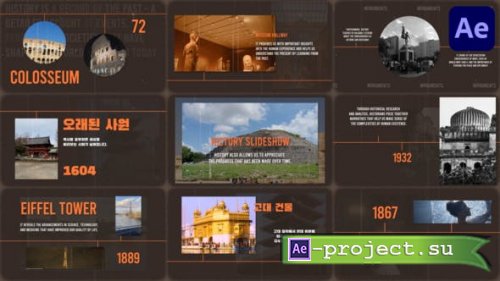 Videohive - History Slideshow for After Effects - 49635462 - Project for After Effects