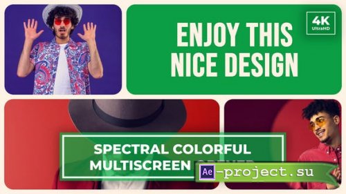 Videohive - Multiscreen Slideshow | Split Screen Opener | Minimalistic - 49661286 - Project for After Effects