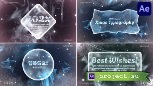 Videohive - Xmas Typography for After Effects - 49716215 - Project for After Effects