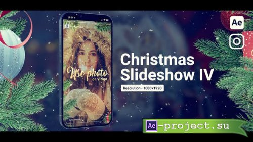 Videohive - Christmas Slideshow Vertical - 49719620 - Project for After Effects