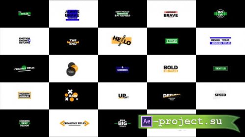 Videohive - Big Titles | AE - 49724861 - Project for After Effects