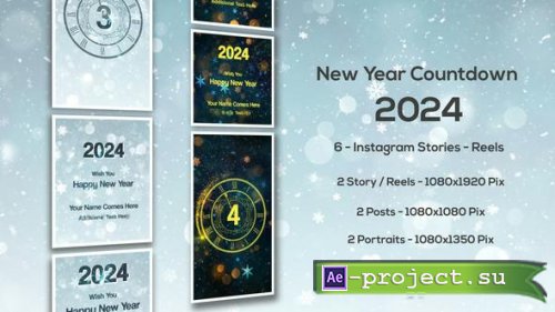 Videohive - New Year Countdown 2024 - Instagram Stories - 49704213 - Project for After Effects