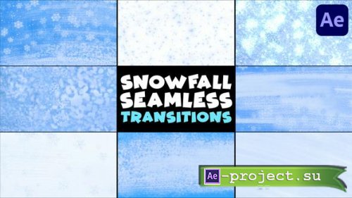 Videohive - Snowfall Seamless Transitions | After Effects - 49673879 - Project for After Effects