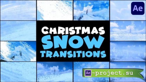 Videohive - Christmas Snow Transitions | After Effects - 49658354 - Project for After Effects