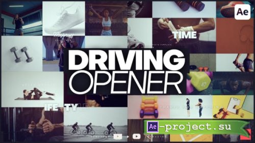 Videohive - Driving Opener - 49676997 - Project for After Effects