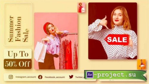 Videohive - Summer Fashion Sale - 46871045 - Project for After Effects