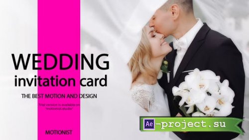 Videohive - Wedding Invitation Card - 49663560 - Project for After Effects