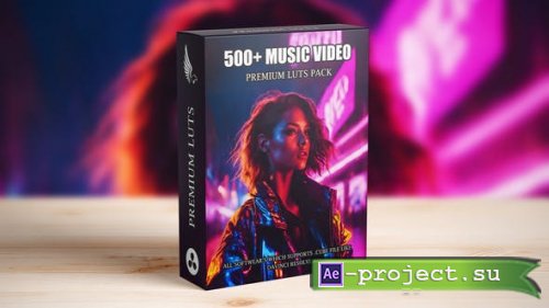 Videohive - 500+ Cinematic Music Video LUTs Bundle - 49584853 - DaVinci Resolve LUTs