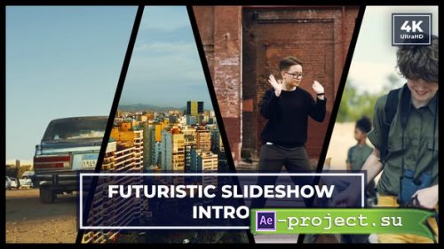 Videohive - Futuristic Multiscreen Slideshow | Split Screen Opener - 49762698 - Project for After Effects