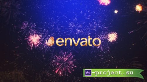 Videohive - New Year Fireworks Logo - 49744051 - Project for After Effects