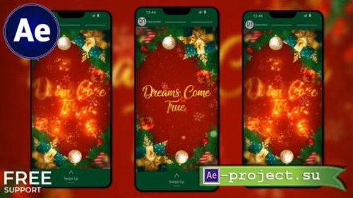 Videohive - Christmas Wishes Instagram Stories || Xmas Stories - 49767579 - Project for After Effects