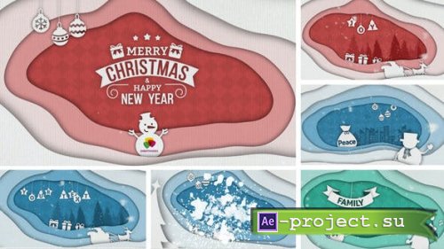 Videohive - Christmas Cut Out Opener - 49000175 - Project for After Effects