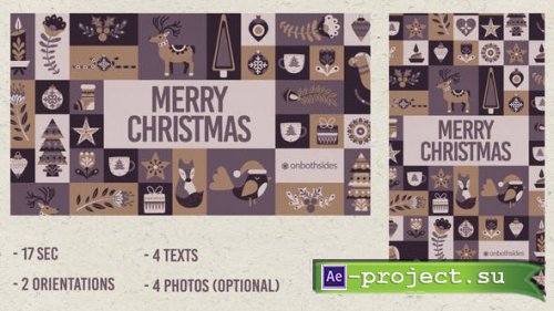 Videohive - Christmas Mosaic - 49207936 - Project for After Effects