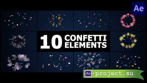 Videohive - Holiday Confetti Elements | After Effects - 49741403 - Project for After Effects