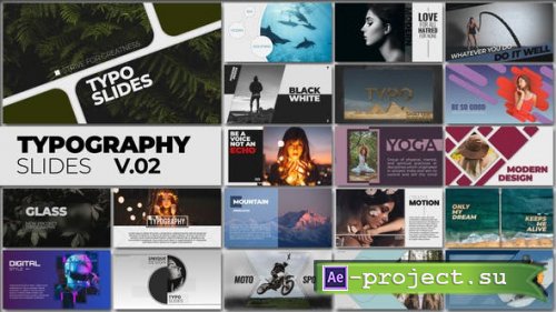 Videohive - Typography Slides - 49778010 - Project for After Effects