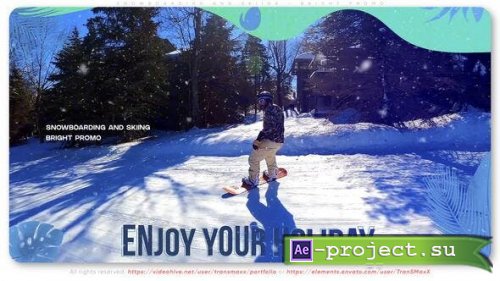 Videohive - Snowboarding and Skiing - Bright Promo - 49801031 - Project for After Effects